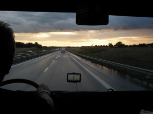 On the road