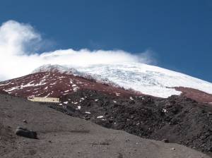 Mountain hut on Cotopaxi 