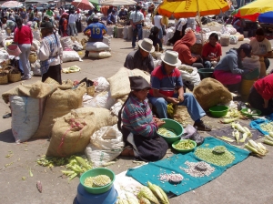 On fair in Otavalo